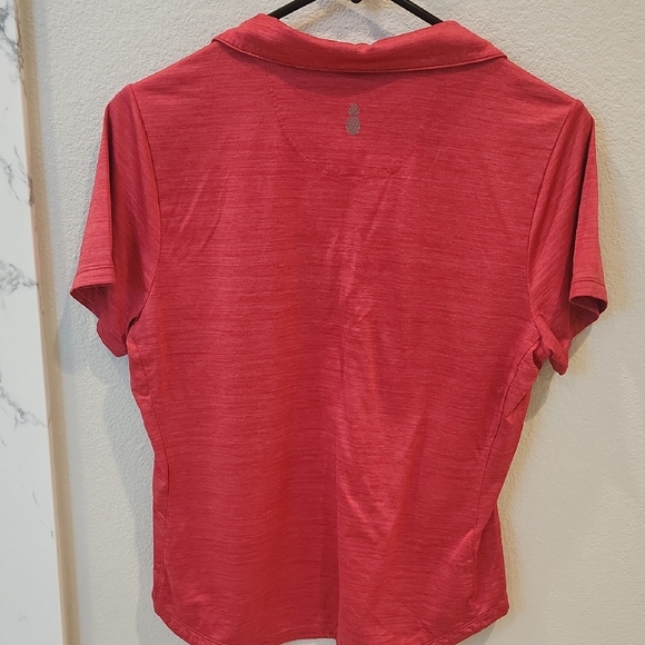 Tommy Bahama Women's Red Button Down Shirt - Picture 3 of 5